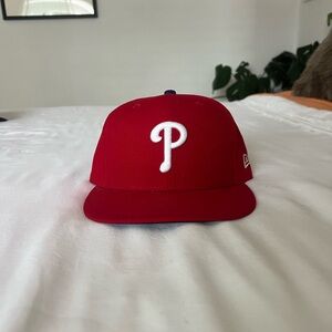 New Era Red Phillies 59FIFTY Cap